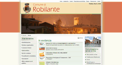 Desktop Screenshot of comune.robilante.cn.it